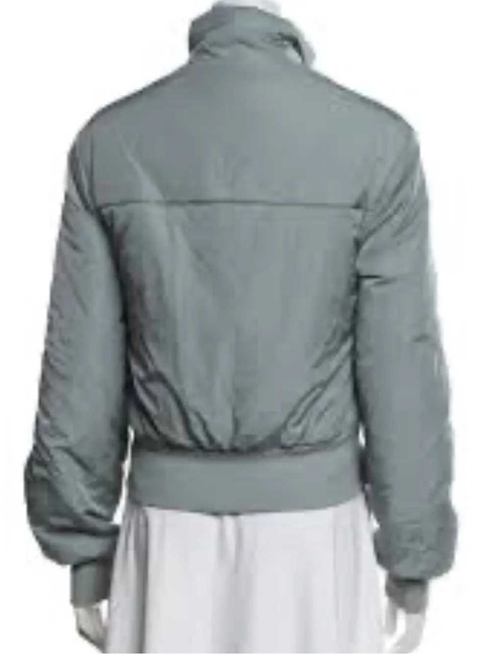 ALO Yoga   Light Gray Quilted Puffer Jacket